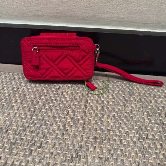 Vera Bradley - Red Quilted Wristlet Wallet Trendy 2025 Fall Item - Picture 3 of 13